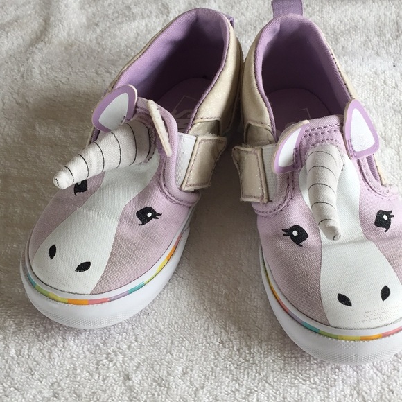 vans unicorn slip ons